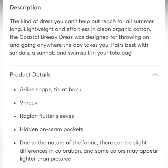 Pact Coastal Breezy Dress - Picture 6 of 6